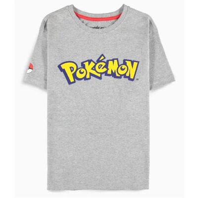 Pokémon, Damen, Shirts, Logo Core Women's Short Sleeved Tshirt, Grau, (S) Pokémon, Damen, Shirts, Logo Core Women's Short Sleeved Tshirt, Grau, (S)