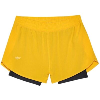 4F, Damen, Shorts, Shorts, Gelb, (S) 4F, Damen, Shorts, Shorts, Gelb, (S)