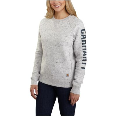 Carhartt, Damen, Pullover, Clarksburg Crewneck Sweatshirt Asphalt Heather Nep Gr.Xl, Grau, (XL) Carhartt, Damen, Pullover, Clarksburg Crewneck Sweatshirt Asphalt Heather Nep Gr.Xl, Grau, (XL)