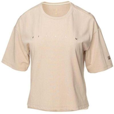 Fitanu, Damen, Shirts, Damska koszulka z krótkim rękawem NARI W rozmiar L, Beige, (L) Fitanu, Damen, Shirts, Damska koszulka z krótkim rękawem NARI W rozmiar L, Beige, (L)