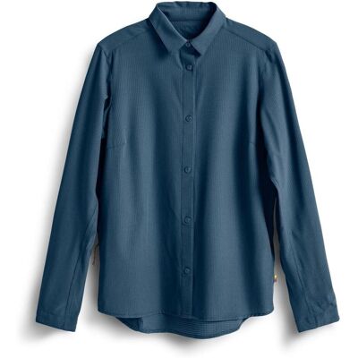 Fjällräven, Damen, Hemden, F Sun Shirt W, Blau, (M) Fjällräven, Damen, Hemden, F Sun Shirt W, Blau, (M)