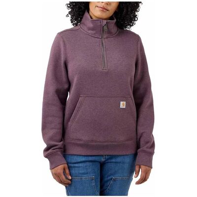 Carhartt, Damen, Shorts, Bluza Midweight Half Zip Blackberry, Rot, (XS) Carhartt, Damen, Shorts, Bluza Midweight Half Zip Blackberry, Rot, (XS)