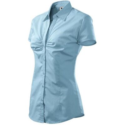 Malfini, Damen, Hemden, Mafini Chic W MLI-21415 shirt blue, Blau, (L) Malfini, Damen, Hemden, Mafini Chic W MLI-21415 shirt blue, Blau, (L)