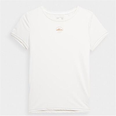 4F, Damen, Shirts, Damen-T-Shirt, Weiss, (XS) 4F, Damen, Shirts, Damen-T-Shirt, Weiss, (XS)