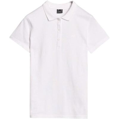 4F, Damen, Shirts, Poloshirt, Weiss, (XXL) 4F, Damen, Shirts, Poloshirt, Weiss, (XXL)