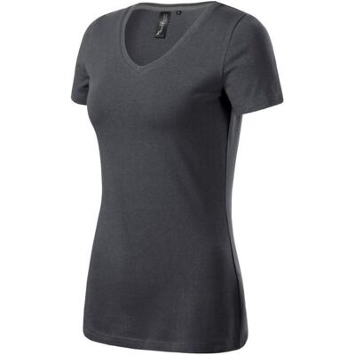 Malfini, Damen, Shirts, Action V-neck T-shirt W MLI-70183 light anthracite, Grau, Silber, (XXL) Malfini, Damen, Shirts, Action V-neck T-shirt W MLI-70183 light anthracite, Grau, Silber, (XXL)