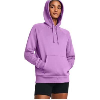 Under Armour, Damen, Pullover, Rival Fleece Kapuzenpullover Lila 1379500 560 L, Pink, Violett, (L) Under Armour, Damen, Pullover, Rival Fleece Kapuzenpullover Lila 1379500 560 L, Pink, Violett, (L)