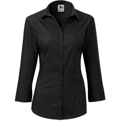 Malfini, Damen, Hemden, Style W MLI-21801 black shirt, Schwarz, (S) Malfini, Damen, Hemden, Style W MLI-21801 black shirt, Schwarz, (S)