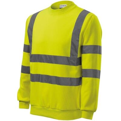 Rimeck, Unisex, Pullover, HV Essential Unisex Sweatshirt (Fluorescent Yellow), Gelb, (XXL) Rimeck, Unisex, Pullover, HV Essential Unisex Sweatshirt (Fluorescent Yellow), Gelb, (XXL)
