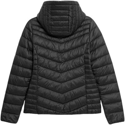 4F, Damen, Mäntel, Jacke, Schwarz 4F, Damen, Mäntel, Jacke, Schwarz