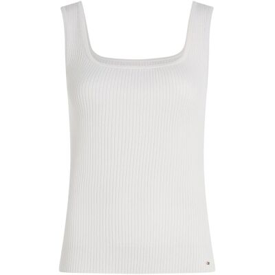 Tommy Hilfiger Damen, Shirts, Top weiss, Beige, Weiss, (S) Tommy Hilfiger Damen, Shirts, Top weiss, Beige, Weiss, (S)