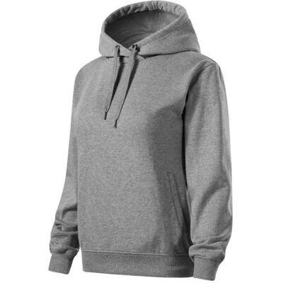 Malfini, Damen, Pullover, Moon Sweatshirt W MLI-42112 dark gray melange, Silber, Grau, (XS) Malfini, Damen, Pullover, Moon Sweatshirt W MLI-42112 dark gray melange, Silber, Grau, (XS)