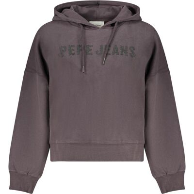 Pepe Jeans, Damen, Pullover, Damen Schwarzes Sweatshirt Mit Reissverschluss, Schwarz, (XL) Pepe Jeans, Damen, Pullover, Damen Schwarzes Sweatshirt Mit Reissverschluss, Schwarz, (XL)