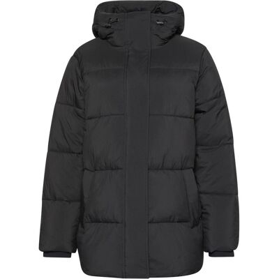 Calvin Klein Jeans, Damen, Winterjacken, Belted Midweight Puffer, Schwarz, (L) Calvin Klein Jeans, Damen, Winterjacken, Belted Midweight Puffer, Schwarz, (L)