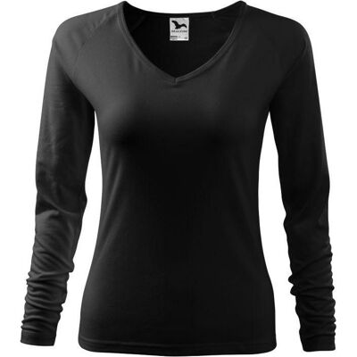 Malfini, Damen, Shirts, Elegance T-shirt W MLI-12701 black, Schwarz, (3XL) Malfini, Damen, Shirts, Elegance T-shirt W MLI-12701 black, Schwarz, (3XL)