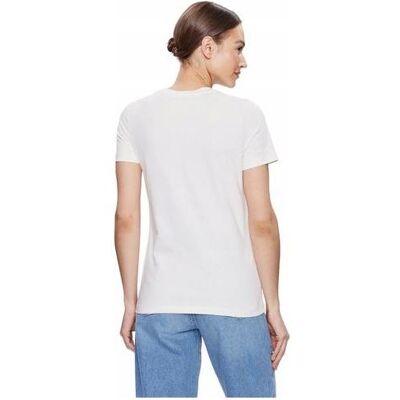 Tommy Hilfiger Damen, Shirts, Reg Varsity Damen T-Shirt, Beige, (S) Tommy Hilfiger Damen, Shirts, Reg Varsity Damen T-Shirt, Beige, (S)