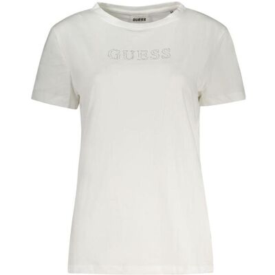 Guess Damen, Shirts, Briana White Damen-T-Shirt, Weiss, (S) Guess Damen, Shirts, Briana White Damen-T-Shirt, Weiss, (S)