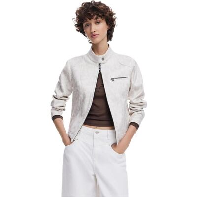 Desigual, Damen, Leichte Jacken, Atlanta, Weiss, (M) Desigual, Damen, Leichte Jacken, Atlanta, Weiss, (M)