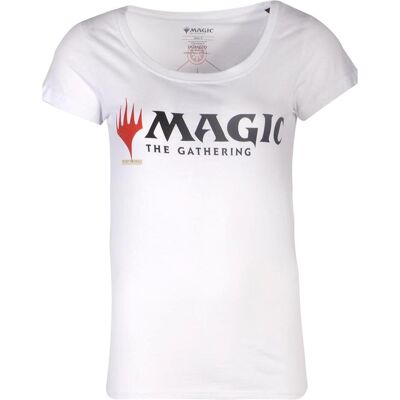 Magic the Gathering, Damen, Shirts, Logo Women's Tshirt, Weiss, (XL) Magic the Gathering, Damen, Shirts, Logo Women's Tshirt, Weiss, (XL)