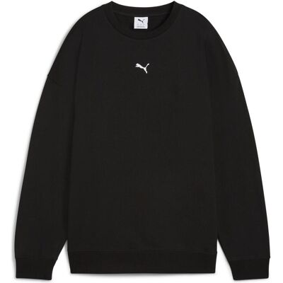 Puma Damen, Pullover, ESS Oversized Crew TR, Schwarz, (M) Puma Damen, Pullover, ESS Oversized Crew TR, Schwarz, (M)