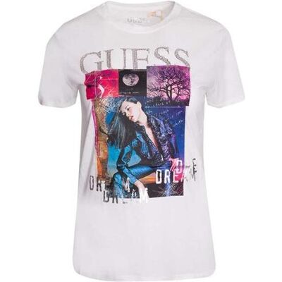 Guess Damen, Shirts, Vermutlich SS Collage Dream Esy W2BI52K9RM4 G011 S, (S) Guess Damen, Shirts, Vermutlich SS Collage Dream Esy W2BI52K9RM4 G011 S, (S)