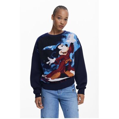Desigual, Damen, Pullover, Sweatfantasymickey, Mehrfarbig, (One Size) Desigual, Damen, Pullover, Sweatfantasymickey, Mehrfarbig, (One Size)