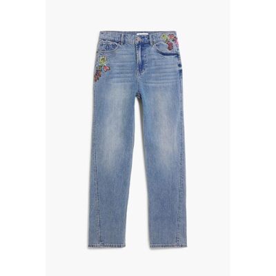 Desigual, Damen, Jeans, Flora, Blau, (40) Desigual, Damen, Jeans, Flora, Blau, (40)