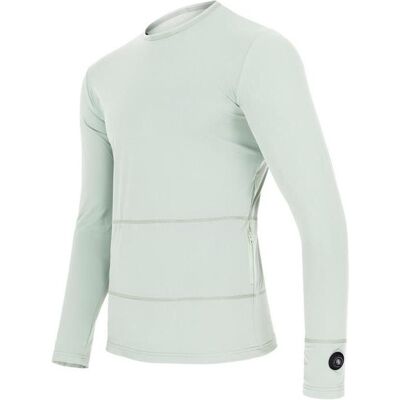 Glovii, Blusen, GJ1GL Shirt/Top Bluse Rundhals Langärmlig Elastan, Polyester, Grau, (L) Glovii, Blusen, GJ1GL Shirt/Top Bluse Rundhals Langärmlig Elastan, Polyester, Grau, (L)