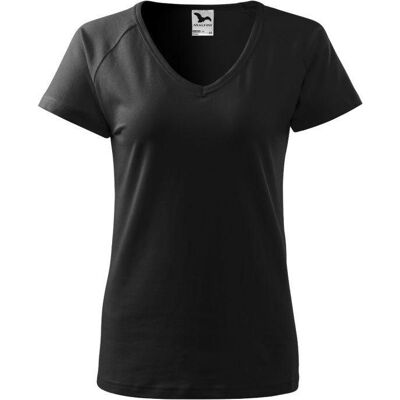 Malfini, Damen, Shirts, Dream T-shirt W MLI-12801, Schwarz, (3XL) Malfini, Damen, Shirts, Dream T-shirt W MLI-12801, Schwarz, (3XL)