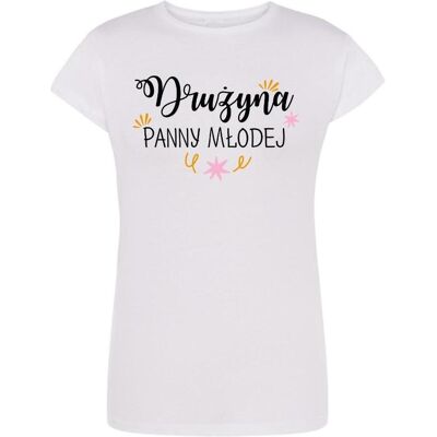Propaganda, Damen, Shirts, Biała koszulka damska "Drużyna Panny Mlodej" S, Weiss, (S) Propaganda, Damen, Shirts, Biała koszulka damska "Drużyna Panny Mlodej" S, Weiss, (S)