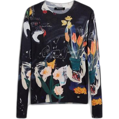 Desigual, Damen, Pullover, Lacroix, Schwarz, (XS) Desigual, Damen, Pullover, Lacroix, Schwarz, (XS)