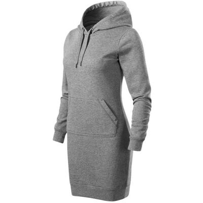 Malfini, Damen, Kleider, Snap W Dress MLI-41912, Grau, Silber, (XL) Malfini, Damen, Kleider, Snap W Dress MLI-41912, Grau, Silber, (XL)