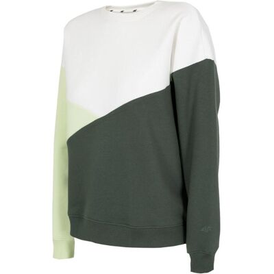 4F, Damen, Pullover, Damen Sweatshirt anthrazit H4L22 BLD013 22S L, Grün, Weiss, Grau, (L) 4F, Damen, Pullover, Damen Sweatshirt anthrazit H4L22 BLD013 22S L, Grün, Weiss, Grau, (L)