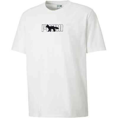 Puma Unisex, Shirts, X Maison Kitsune Oversized, Weiss, (L) Puma Unisex, Shirts, X Maison Kitsune Oversized, Weiss, (L)