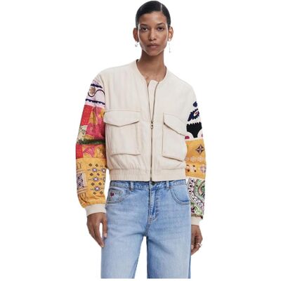 Desigual, Damen, Leichte Jacken, Austin, Beige, (XL) Desigual, Damen, Leichte Jacken, Austin, Beige, (XL)