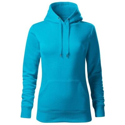 Malfini, Damen, Pullover, Cape Free W MLI-F1444 turquoise sweatshirt, Blau, (XXL) Malfini, Damen, Pullover, Cape Free W MLI-F1444 turquoise sweatshirt, Blau, (XXL)