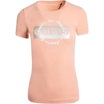 Guess Damen, Shirts, Vermutlich SS CN ROUND LOGO TEE W3GI38J1314 G6J5 XS, Rosa, (XS) Guess Damen, Shirts, Vermutlich SS CN ROUND LOGO TEE W3GI38J1314 G6J5 XS, Rosa, (XS)