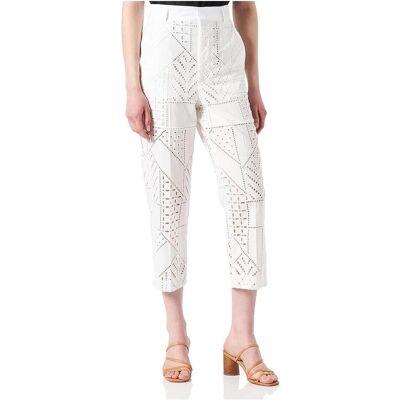 Just Cavalli, Damen, Hosen, Damesbroek, Wit, Weiss, (32) Just Cavalli, Damen, Hosen, Damesbroek, Wit, Weiss, (32)