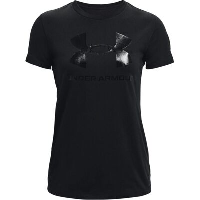 Under Armour, Damen, Sportshirt, Sportstyle Graphic T-Shirt Damen (L), Schwarz, L Under Armour, Damen, Sportshirt, Sportstyle Graphic T-Shirt Damen (L), Schwarz, L