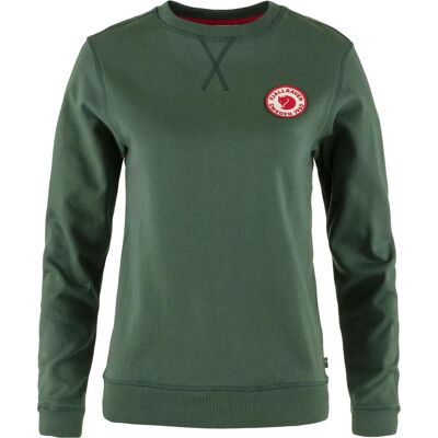 Fjällräven, Damen, Pullover, Women's 1960 Logo Badge Sweater, Grün, (XL) Fjällräven, Damen, Pullover, Women's 1960 Logo Badge Sweater, Grün, (XL)
