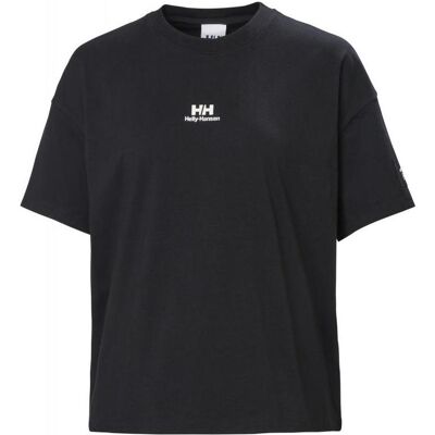 Helly Hansen, Damen, Shirts, T-Shirt mit YU-Patch, Schwarz, (L) Helly Hansen, Damen, Shirts, T-Shirt mit YU-Patch, Schwarz, (L)