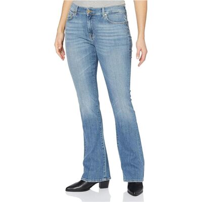 7 For All Mankind, Damen, Jeans, Bootcut Y2K Leichtblau Damenjeans, Blau, (32) 7 For All Mankind, Damen, Jeans, Bootcut Y2K Leichtblau Damenjeans, Blau, (32)