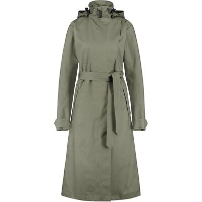 Agu, Damen, Velojacke, lange wasserdichte jacke, trench coat (M), Grün, Schwarz, M Agu, Damen, Velojacke, lange wasserdichte jacke, trench coat (M), Grün, Schwarz, M