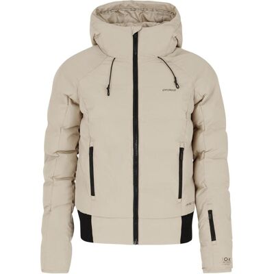 Protest, Damen, Skijacke, Beigefarbene Skijacke mit Kapuze für Damen von Prtalysumi (40), Beige, 40 Protest, Damen, Skijacke, Beigefarbene Skijacke mit Kapuze für Damen von Prtalysumi (40), Beige, 40