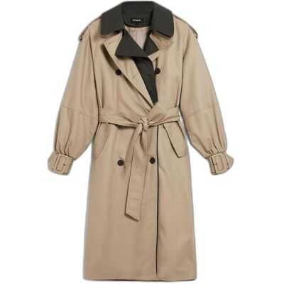 Desigual, Damen, Winterjacken, Polo, Beige, (XS) Desigual, Damen, Winterjacken, Polo, Beige, (XS)