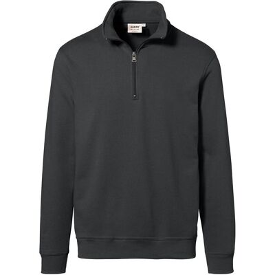 Hakro, Unisex, Pullover, Zip-Sweatshirt Premium, Grau, (3XL) Hakro, Unisex, Pullover, Zip-Sweatshirt Premium, Grau, (3XL)