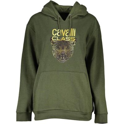 Cavalli Class, Damen, Pullover, Verde Polyester Woman Sweatshirt, Grün, (XL) Cavalli Class, Damen, Pullover, Verde Polyester Woman Sweatshirt, Grün, (XL)