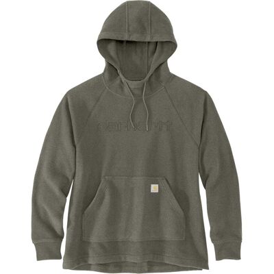 Carhartt, Damen, Pullover, Felpa con Cappuccio in Pile, Grün, (M) Carhartt, Damen, Pullover, Felpa con Cappuccio in Pile, Grün, (M)