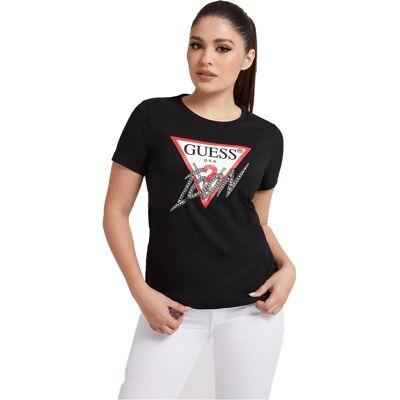 Guess Damen, Shirts, W2ri07 I3z11 Jeans - Frau, Schwarz, (XS) Guess Damen, Shirts, W2ri07 I3z11 Jeans - Frau, Schwarz, (XS)