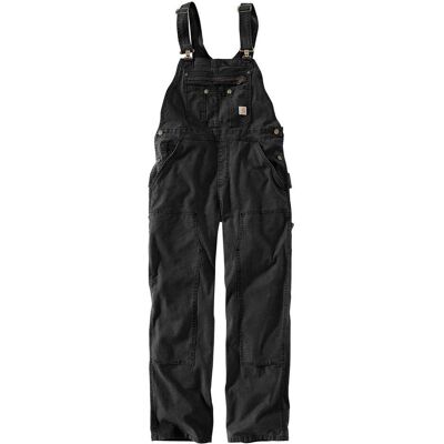 Carhartt, Arbeitshose, Ogrodniczki Crawford Double Front Black (XL) Carhartt, Arbeitshose, Ogrodniczki Crawford Double Front Black (XL)